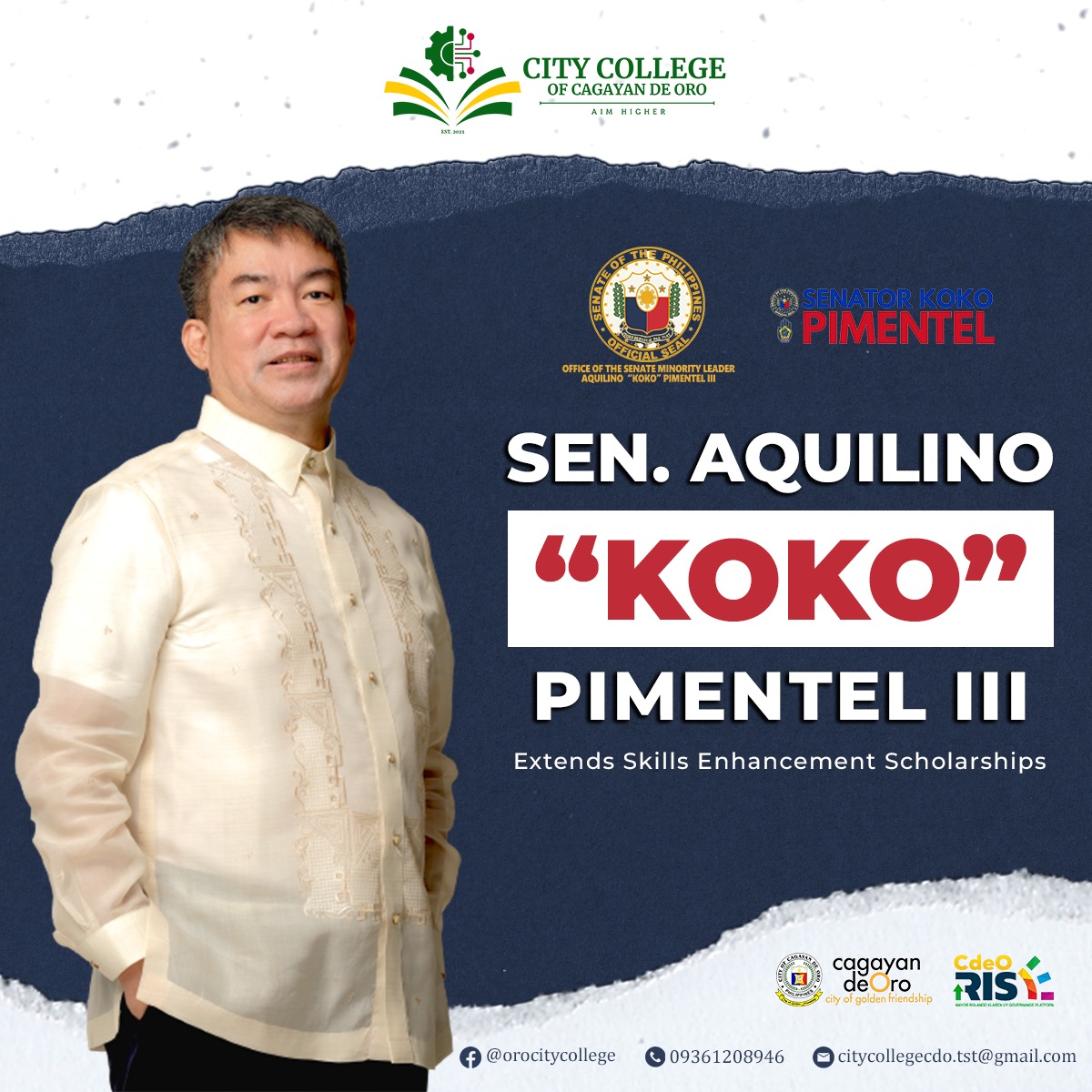 Senator Koko Pimentel Scholarship Announcement