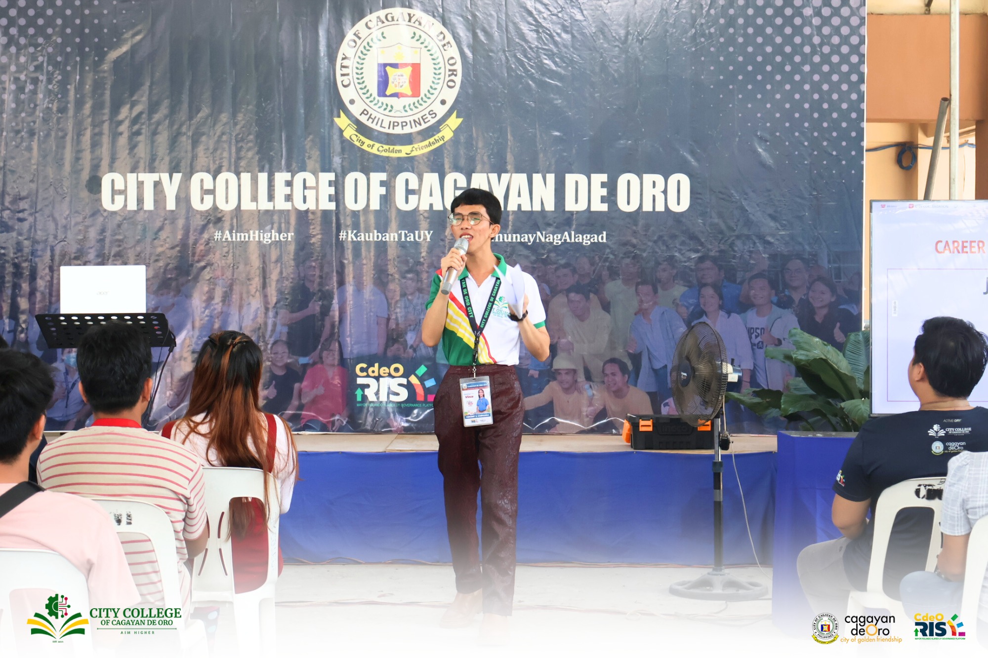 City College of Cagayan de Oro Tech-Voc trainees participate in AGAK Career Mentorship Program